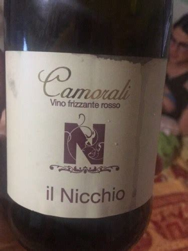 Camorali Pierluigi Il Nicchio Frizzante Rosso Vivino US