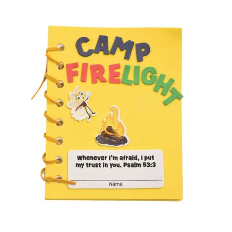 Camp Journal Pack Of 12 Camp Firelight Vbs 2024 By Cokesbury