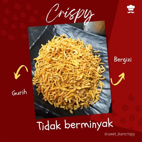 Jual Ikan Sruwet Crispy Baby Fish Crispy Gr Shopee Indonesia