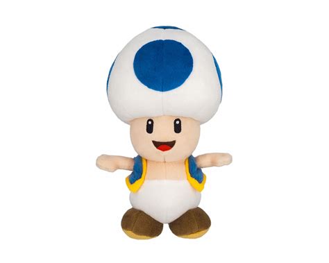 1UP Nintendo Together Plush Super Mario Toad Blue - 20cm - MaxGaming.com