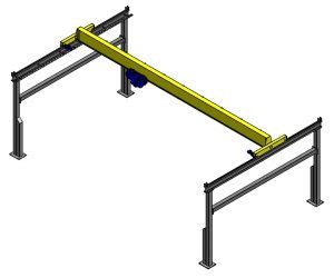 Free Standing Bridge Crane System Nomad Emh Inc