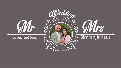 Wedding Ceremony Lovepreet Singh Weds Simranjit Kaur Live By Rajan