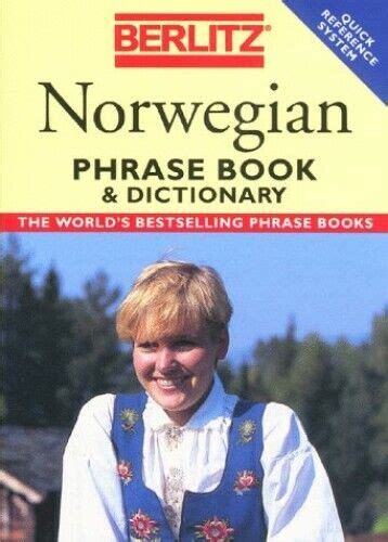 Norwegian Phrase Book With Dictionary Berlitz Ph By Berlitz Guides