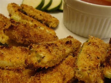 Oven Fried Zucchini Sticks Recipe