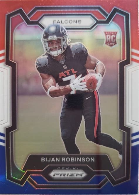 Bijan Robinson Prizm Red White Blue Price Guide Sports Card