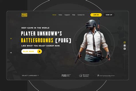 Free Pubg Landing Page Free Design Resources