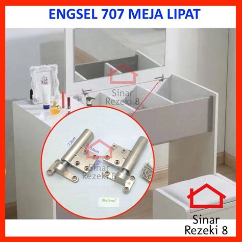 Jual Engsel Meja Lipat Rias Buka Tutup Pintu Slow Motion Hidrolik