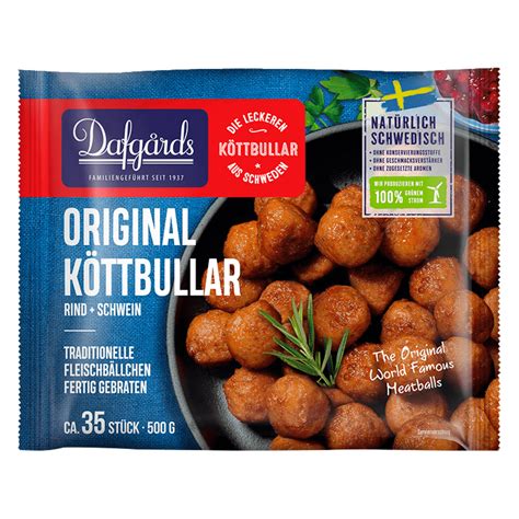 Original Schwedische Köttbullar 500g fertig gebraten ca 35