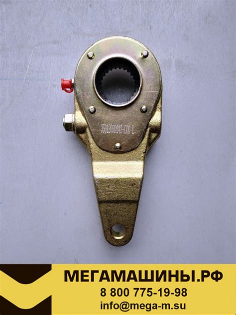 Трещетка тормозная передняя FAW J6 левая (механическая) 25шлицов ...