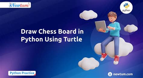 Draw Chess Board in Python Using Turtle