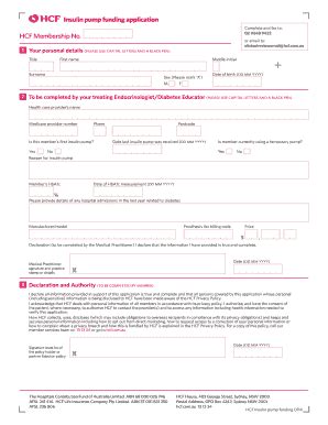 Fillable Online Hcf Pump Application Form Hcf Hcf Fax Email