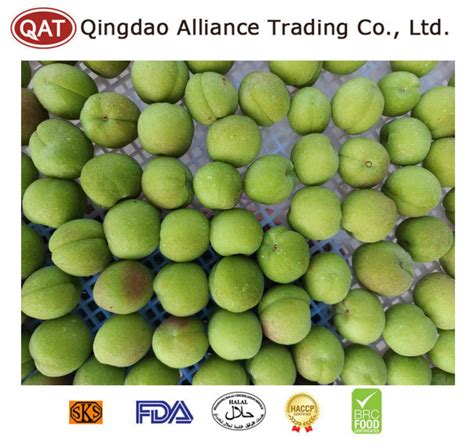 Iqf Processing Line Organic Fruits Frozen Green Plum For Exporting With