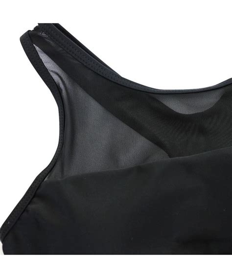 Womens One Piece Swimsuit Mesh Patchwork Bikini Swimwear Cf H Mp E