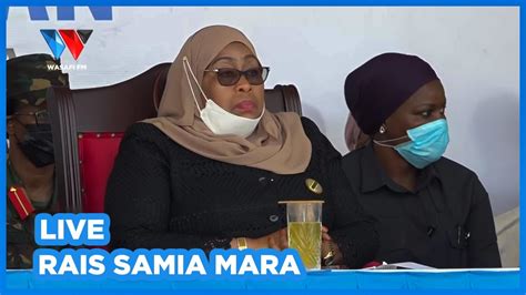 LIVE RAIS SAMIA AKIWEKA JIWE LA MSINGI UJENZI WA MRADI WA MAJI