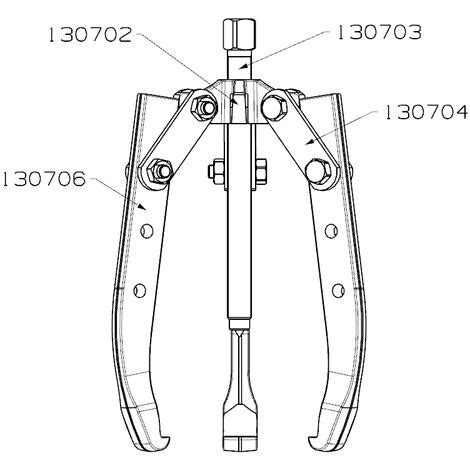 EXTRACTOR FORZA 3 PATAS LARGAS A 225XB 240