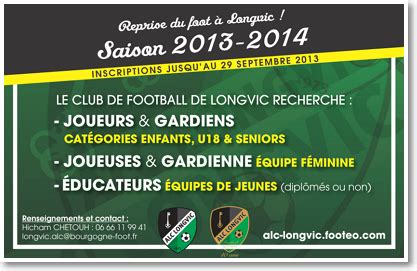 Actualit L Alc Longvic Football Pr Pare Sa Saison Club Football