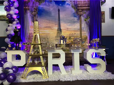 Pin by Yvette Apodaca-Chavez on Paris 15 | Paris theme party, Paris