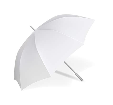 Premium Vector Blank White Open Umbrella Mockup For Branding Isolated