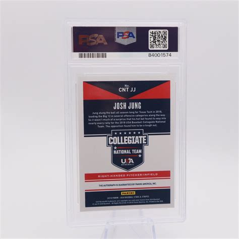 Panini Usa Baseball Stars Stripes Collegiate National Team