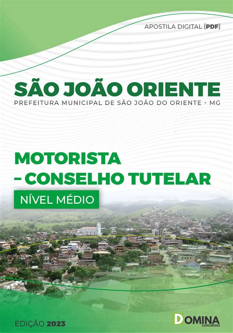 Apostila S O Jo O Oriente Motorista Conselho Tutelar