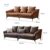 Modern Ekar Furniture L Shaped Corner Upholstered Leather Sofa