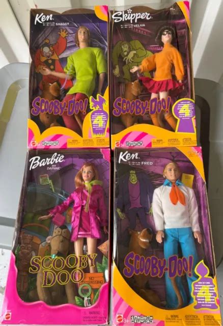 RARE LOT DE poupées skipper Scooby Doo Barbie Ken Daphne Shaggy Velma