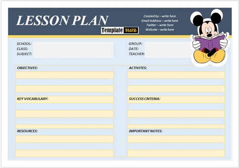 19 Free Lesson Plan Templates (MS Word and PDFs)