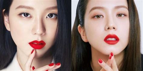 Jisoo BLACKPINK Ulang Tahun Ke 27 Intip Pesonanya Dengan Lipstik Merah