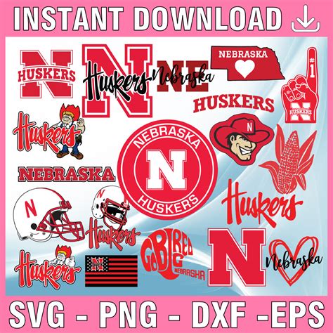 Files Nebraska Huskers Svg Bundle Ncaa Teams Svg Ncaa S Inspire