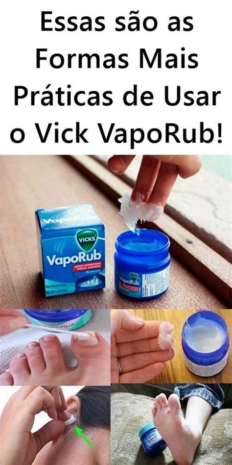 Vick VapoRub Para que Serve Preço e Como Usar