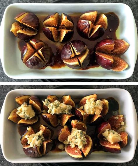 Baked Figs With Blue Cheese Recipe Cuisine Fiend