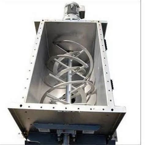 Ms Semi Automatic U Type Ribbon Blender Mixer Machine Capacity Kg