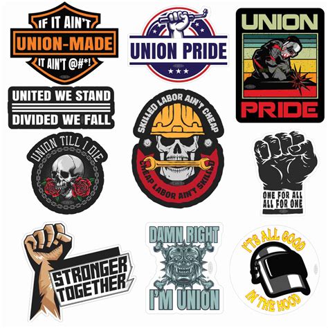 Union Pride Sticker Bundle – Union Made Stickers