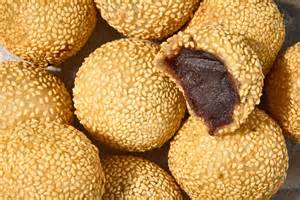 jian dui sesame balls