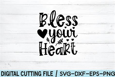 Bless Your Heart SVG Graphic by BD_Graphics Hub · Creative Fabrica