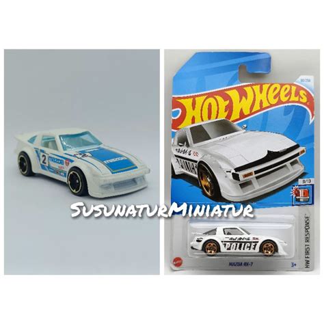 Hot Wheels Mazda RX 7 RX7 Loose Card 1 64 HW 2015 2024 Miniature Shopee Malaysia