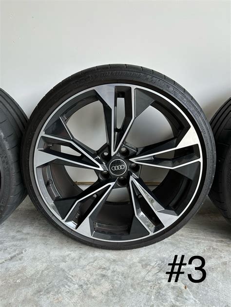 Audi S5 Black Optics 20 Wheels With Michelin Pilot Super Sport Tires