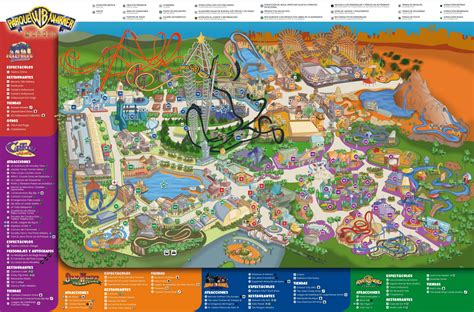 Parque Warner Madrid Map and Brochure (2021 - 2024 ...