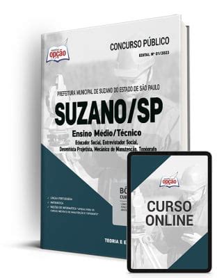 Baixe Apostila Pdf Apostila Prefeitura De Suzano SP 2023 Concurso