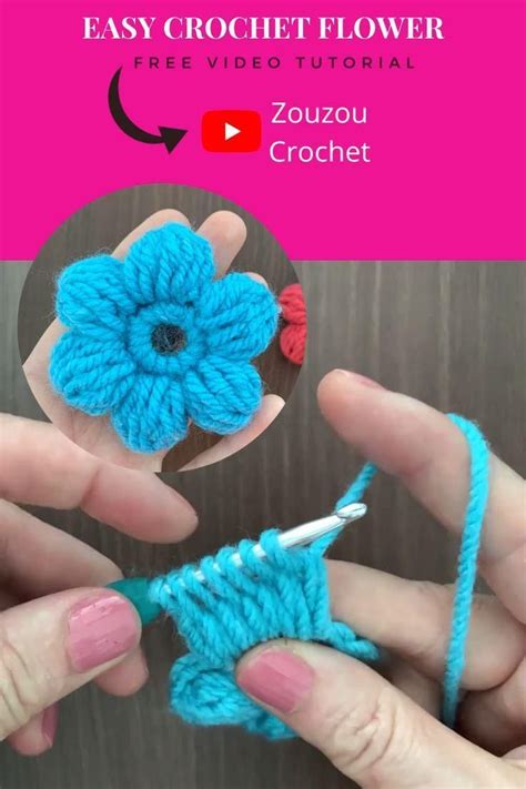 Beautiful Crochets Flowers Patterns Crochet Crochet Flower Tutorial