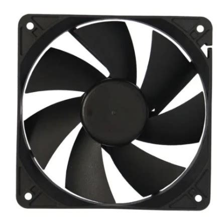 Cooler Fan Ventilador Preto 12cm 120x120x25 12v Kp Vr309 Ventoinha