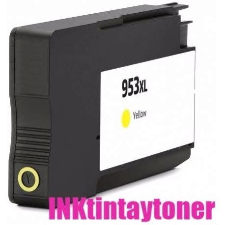 Tinta 953XL Amarillo Compatible HP INKtintaytoner