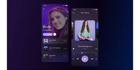 Music player app | Figma