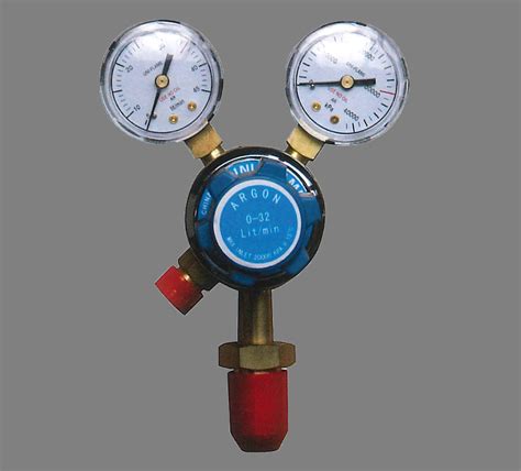 UNI FLAME TWIN GAUGE ARGON PRESSURE REGULATOR