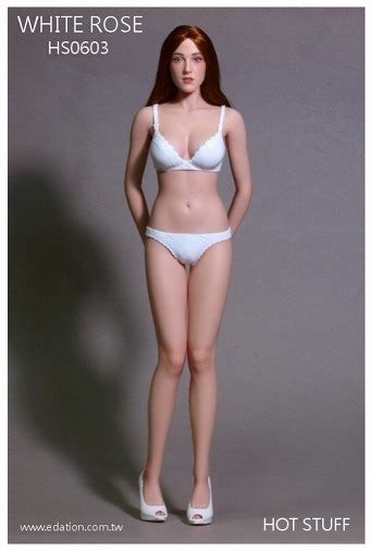 HOT STUFF ホットスタッフ 1 6 シームレス 女性 素体 ボディ seamless female body 手足の指が動かせる HS0601 HS0602 HS0603 HS0604