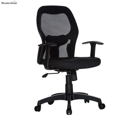 Buy Teal Cosmos Mid Back Ergonomic Mesh Chair Black At 48 OFF Online