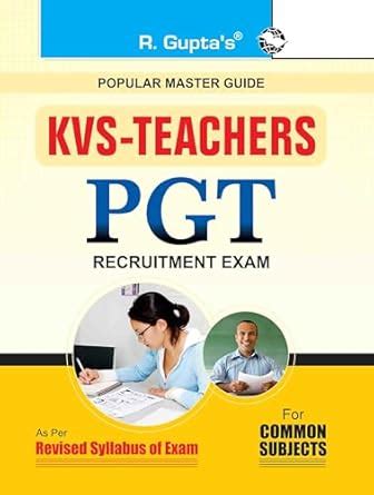 Buy Kvs Common Subjects Pgt Teachers Exam Guide Book Online At Low