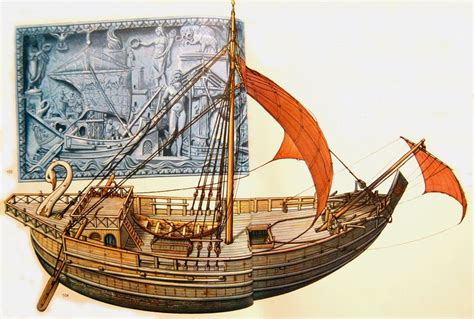 Barco galera mercante | Ancient rome, Boat design, Naval history