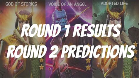 Loki And Yondu Arena Cutoff Round 2 Predictions Marvel Contest Of Champions Youtube