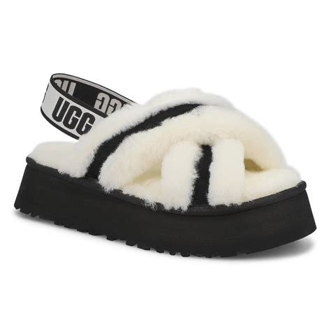 Ugg Women S Disco Cross Sheepskin Slipper W Softmoc